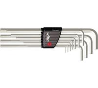 Wiha 6 pans intérieurs Jeu de clés mâles coudées 1.5 mm, 2 mm, 2.5 mm, 3 mm, 4 mm, 5 mm, 6 mm, 7 mm, 8 mm, 9 mm, 10 mm 11 pièces