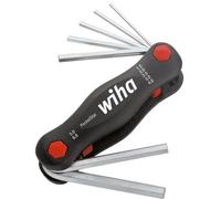 Wiha 6 pans intérieurs Jeu de clés mâles coudées 1.5 mm, 2 mm, 2.5 mm, 3 mm, 4 mm, 5 mm, 6 mm 7 pièces