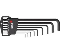 Wiha 6 pans intérieurs Jeu de clés mâles coudées 1.5 mm, 2 mm, 2.5 mm, 3 mm, 4 mm, 5 mm, 6 mm, 8 mm, 10 mm 9 pièces