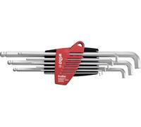 Wiha Jeu de clés Allen sur support ProStar 369T 9 pièces chromées Stubby