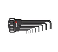 Wiha 6 pans intérieurs Jeu de clés mâles coudées 1.5 mm, 2 mm, 2.5 mm, 3 mm, 4 mm, 5 mm, 6 mm, 8 mm, 10 mm 9 pièces
