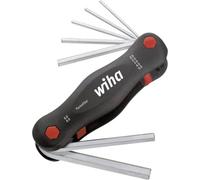 Wiha 6 pans intérieurs Jeu de clés mâles coudées 2 mm, 2.5 mm, 3 mm, 4 mm, 5