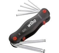 Wiha Multitool PocketStar 6 pans à tête sphérique MagicRing® – 7 pièces, version SB
