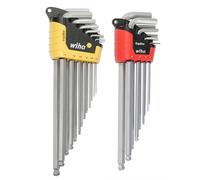 Wiha 66982 ErgoStar Boule End Hex Clé mâle coudée, pouces et métrique, 22 pièces