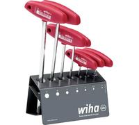 Wiha 6kant-Schraubendrehersatz 7-tlg mit Quergriff i.Ständer pour latelier Jeu de tournevis 6 pans intérieurs