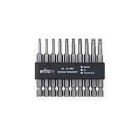 Wiha 7045BE-9570 Jeu de 10 embouts de vissage torx à tête sphérique standard avec étui compact 70 mm