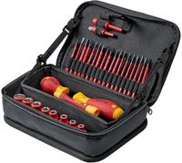 Wiha 43465 - Set De D’outils Isolés SlimVario Dans Trousse (31pcs)
