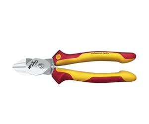 Wiha Alicates de corte diagonal de alto rendimiento BiCut Professional con DynamicJoint Z 18 0 06 200mm Prof. elec; Hochleistungsseitenschneider Rouge