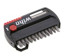 Wiha - Assortiment de 13 embouts fendus/phillips/pozidriv avec porte-embouts