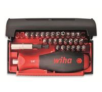 Wiha Bit Set Collector Security Standard 25 mm et embouts de torsion mélangés 27 pcs. 1/4" (09393)