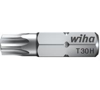 Wiha Bit Standard 25 mm TORX Tamper Resistant (avec perçage) 1/4" T20H 10 pces