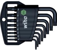 Wiha Classic TORX® Jeu de clés à douilles, 9 pièces, courtes, noir oxydé (36461)
