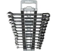 Wiha Clé à cliquet Bague réglée commutable métrique, 12 pcs.
