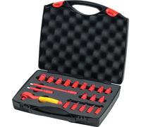Wiha Clé à cliquet isolée 1/4" 21 pcs. incl. boîte (43025)