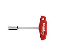 Wiha Clé Mâle Avec Manche En T Quatre Pans Nickelé (01006) 8 Mm X 125 Mm