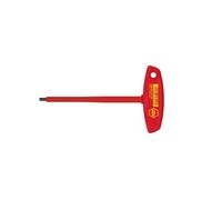 Wiha Clé mâle hexagonale VDE avec manche en T (334N) 4 mm, 150 mm - 27928