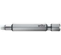 Wiha Embout carré 1 Acier Chrome-Vanadium trempé E 6.3