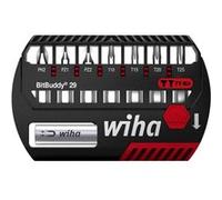 Wiha Jeu d'embouts 42138 – 8 pièces pour vis Phillips, Pozidriv et TORX PLUS®