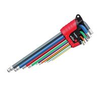 Wiha Ergostar Couleur Hexagonale Balle Fin L-CLÉ Set, 9 Pièce WHA43849