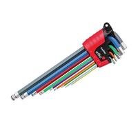 Wiha Ergostar Magicring Couleur Hexagonale Balle Fin L-CLÉ Set, 9 Pièce WHA43850