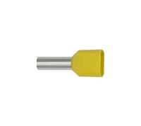 Wiha Extremo del cable gemelo con cuello de plástico 50 ud. codificación por colores DIN 2 x 6 (43952)