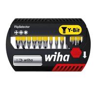 Wiha Jeu d'embouts 41827 – PH 2 PZ 1–3 T 10–T 40 Acier molybdène vanadium trempé 1 set
