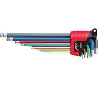 Wiha hexagonal Jeu de clés mâles coudées 1.5 mm, 2 mm, 2.5 mm, 3 mm, 4 mm, 5 mm, 6 mm, 8 mm, 10 mm 9 pièces