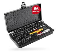 Wiha Jeu d'embouts 39971 65 pièces – vis à fente, Phillips, 6 pans, TORX® intérieur, pentalobe