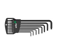 Wiha Classic TORX® Jeu de clés Allen à tête sphérique, 9 pièces, noir oxydé sous blister (32395)