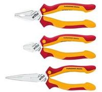 Wiha Jeu de pince isolée Professionnelle Pince universelle, pince demi-ronde, pince coupante diagonale 3 pcs (26852) G