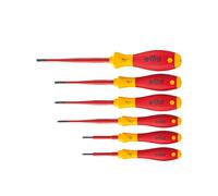Wiha Jeu de tournevis IEC60900:2004 6pces VDE TX taille 8/9/10/15/20/25 poig. multico Quantité:1