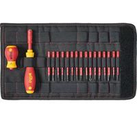 Jeu de tournevis Wiha VDE 1 set vis à fente, cruciforme Phillips, Pozidriv, plus/moins, TORX, hexagonal