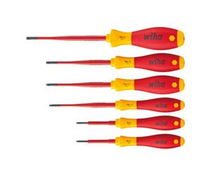 Wiha Jeu de tournevis IEC60900:2004 6pces VDE TX taille 8/9/10/15/20/25 poig. multico Quantité:1