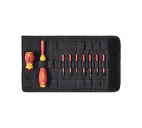 Wiha Juego de destornilladores y bits slimVario 2831 T9 SET 9-tlg slimVario; TASCHE