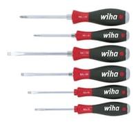 Wiha pour l'atelier Jeu de tournevis 6 pièces vis à fente, cruciforme Phillips