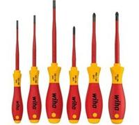 Wiha 38362 VDE Jeu de tournevis 6 pièces vis à fente, cruciforme Phillips