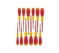 Wiha Jeu de tournevis SoftFinish electric slimFix mélangé 12 pcs (41003)