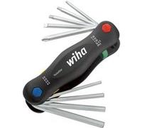 Wiha vis à fente, cruciforme Phillips, 6 pans intérieurs, TORX® intérieur Jeu de clés mâles co