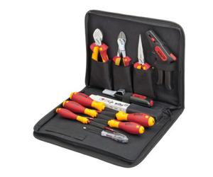 Wiha Jeu d'outils pour électricien Wiha Mélangé, 12 pièces dans une trousse (36389) Quantité:1