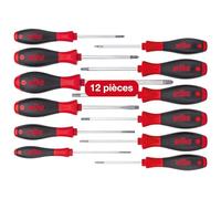 Wiha Juego de destornilladores SoftFinish 302HK12 Noir