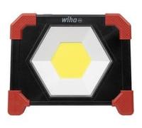 Wiha Projecteur de chantier SB490FL01 sans fil 30 W 3 000 lm 3 modes d'éclairage pied & aimant