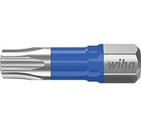 Wiha Jeu d'embouts Torx T25 25 mm 5 pièces 1/4" acier molybdène-vanadium trempé (41607)