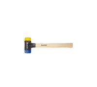 Wiha marteau de protection Safety doux/moyen avec manche en bois Hickory, tête de frappe ronde 30 mm