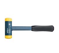 WIHA Marteau sans rebond, mi-dur avec manche en tube d'acier, tête de frappe ronde (02123) 30 mm