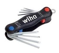 Wiha Multitool Mini PocketStar Fente, Phillips, six pans femelle, 8 pcs sous blister (27936) G