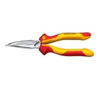 Wiha 26729 VDE Pince plate à becs ronds coudée à 40° Acier à outils 200 mm