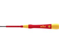 Wiha pour électricien, VDE, pour l'électronique et la mécanique de précision Tournevis pour vis à fente Largeur de la lame: 3 mm
