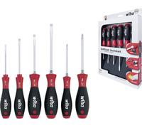 Wiha – Jeu de tournevis 6 pièces – Fente 3,5/4,5/5,5/7 • PH1/PH2