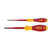 Wiha SB 3201 S2 Jeu de 2 tournevis à fente/Xeno SoftFinish electric slimFix sous blister