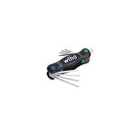Wiha SB 363 PM8X Jeu de 8 Clés mâles mixtes chromées sur monture mini Pocketstar